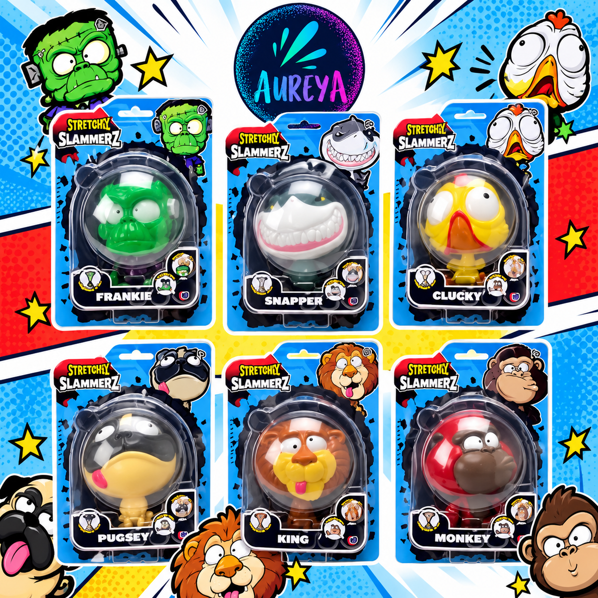 Stretchy Slammerz Squishies