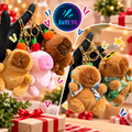 Cute Capybara Plush Keychain