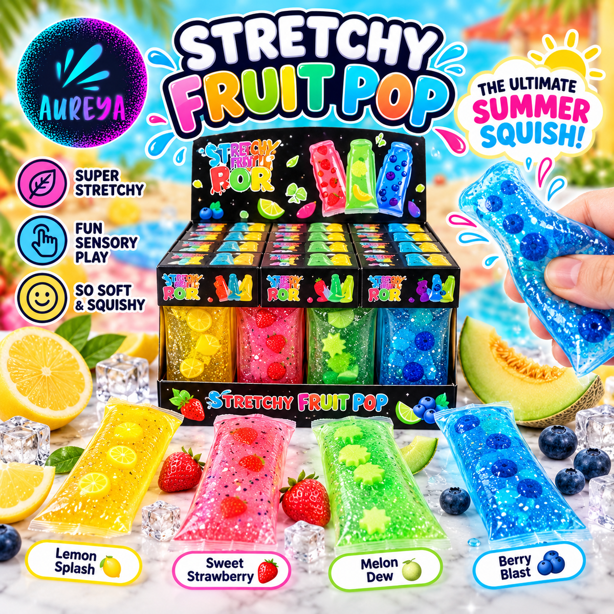 Stretchy Fruit Pop Squish