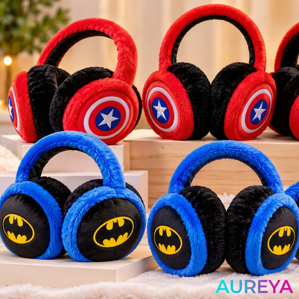 Superhero Plush Earmuffs