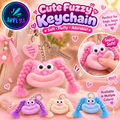 Fuzzy Monster Keychain