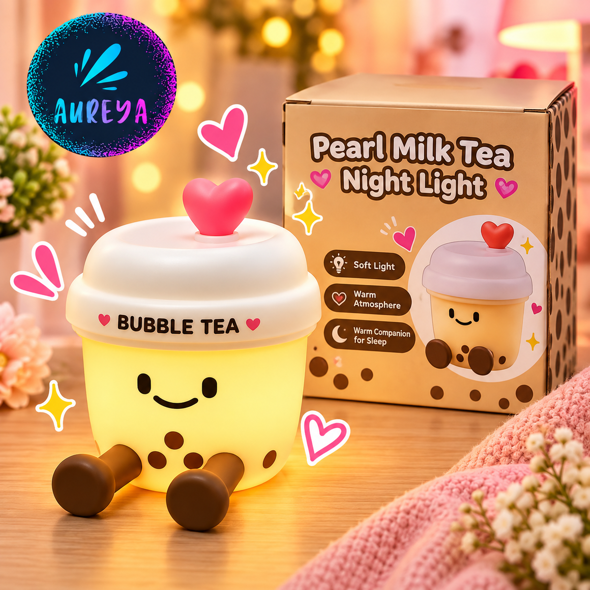 Bubble Tea Night Light