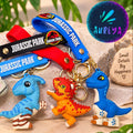 Jurassic Park Dinosaur Keychain