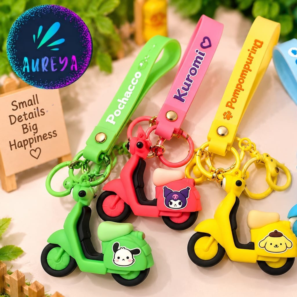 Scooter Sanrio Keychain