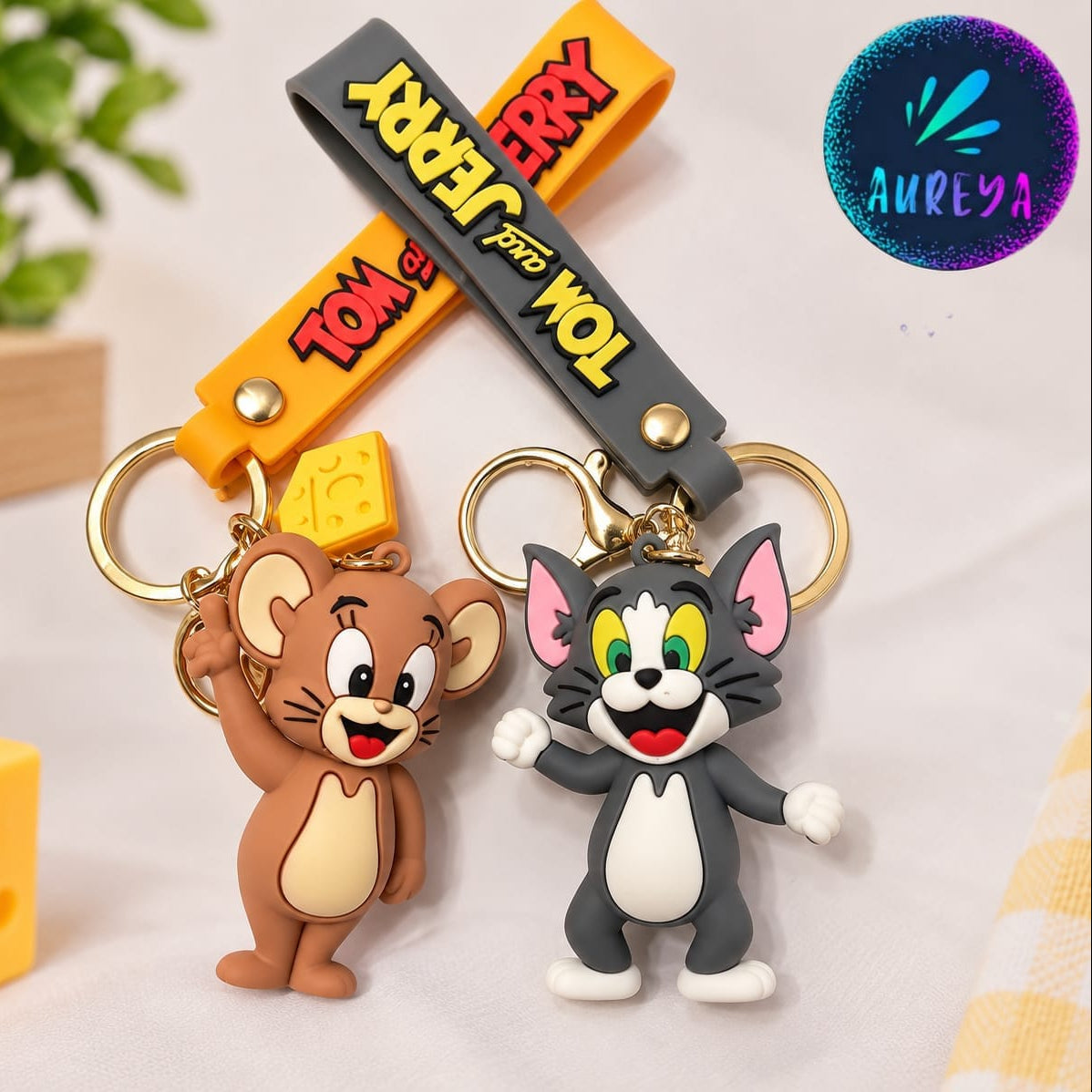 Tom & Jerry Keychain