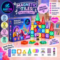 Magic Magnetic Tiles – 50 Pieces