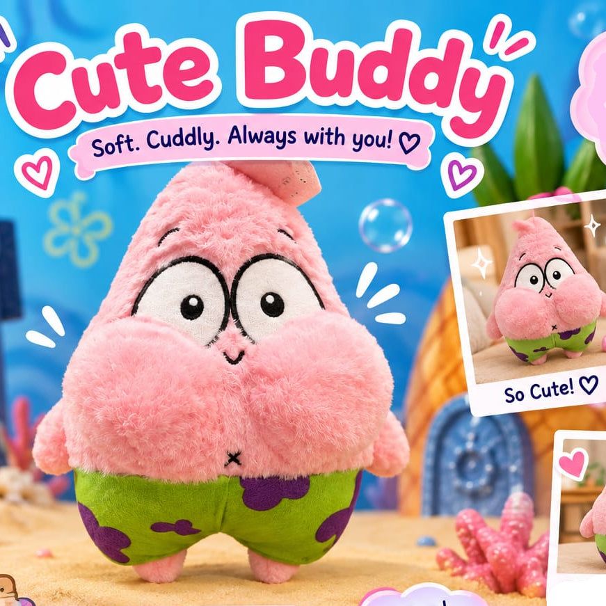 Patrick Star Cute Buddy Plush