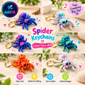 Colorful Spider Keychain