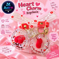 Heart Charm Keychain