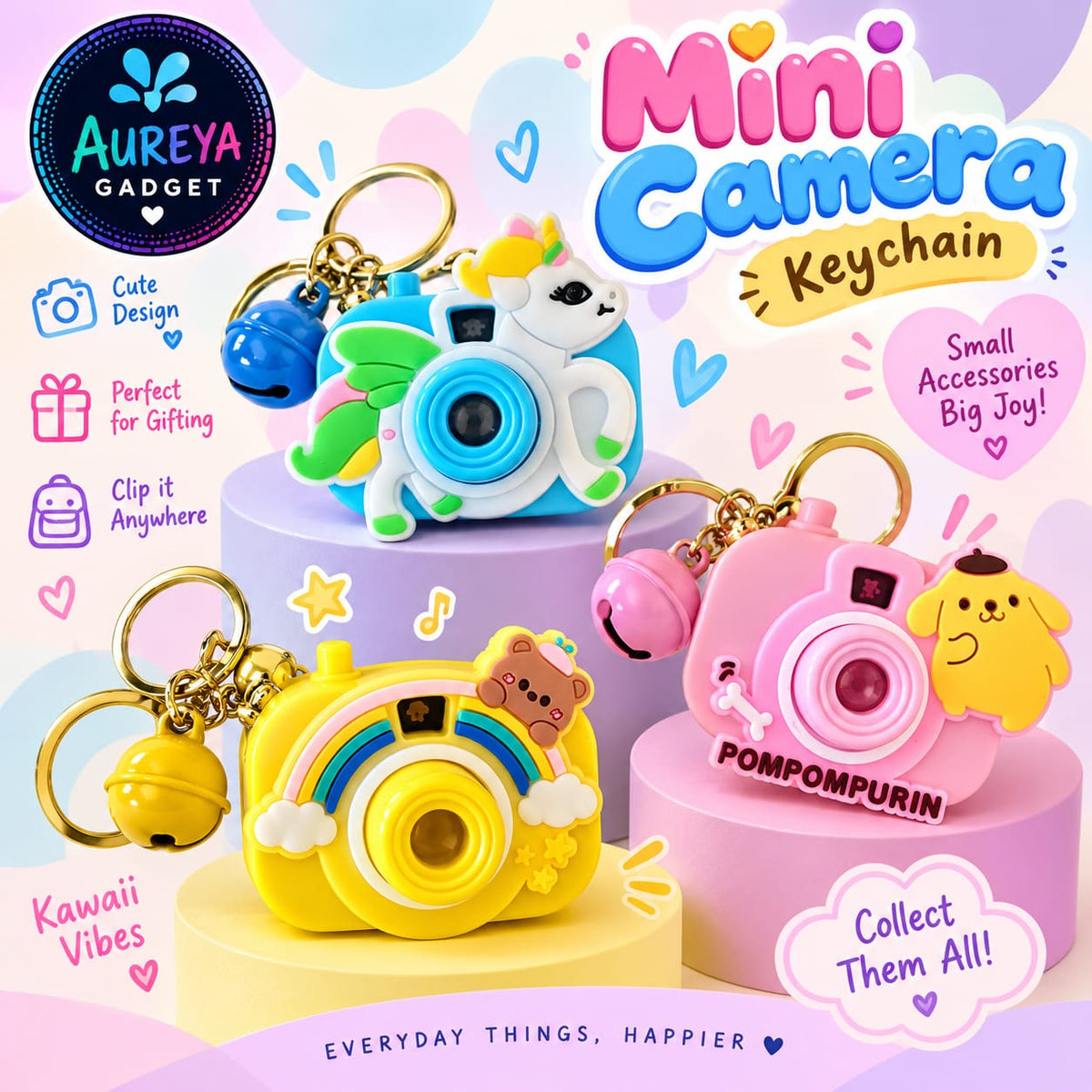 Mini Camera Keychain