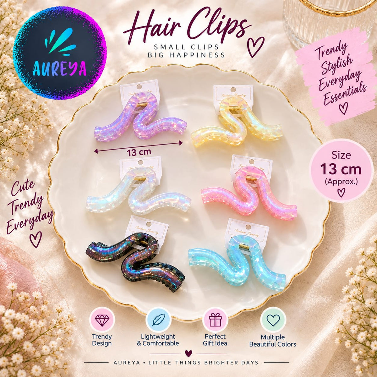 Trendy Wave Hair Clip