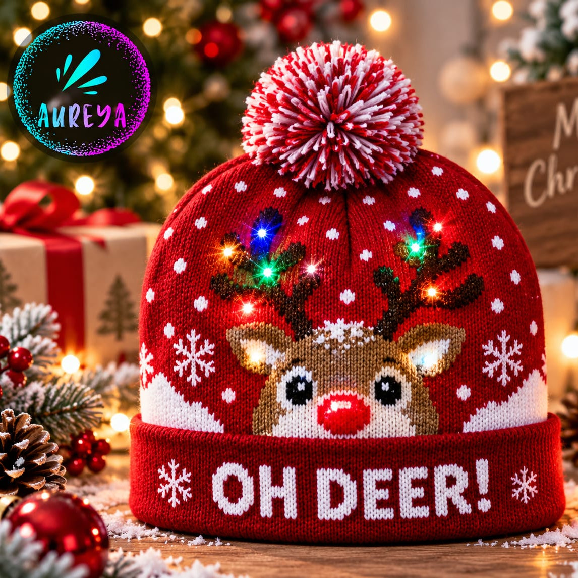 Light-Up Christmas Hat