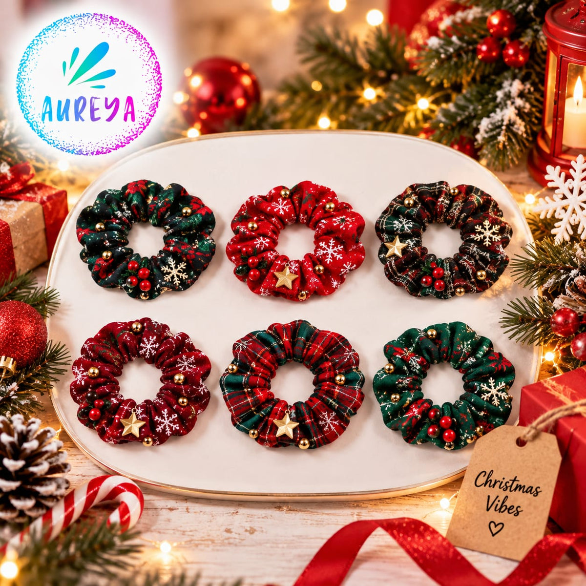 Christmas Scrunchies