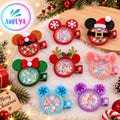 Christmas Glitter Hair Clips