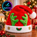 Green reindeer hat