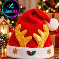 Gold reindeer hat