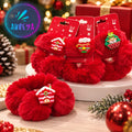Christmas Hair Fur Scrunchies