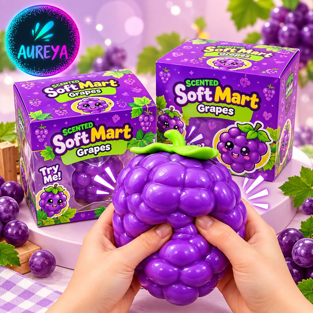 Jumbo Grape Squishy