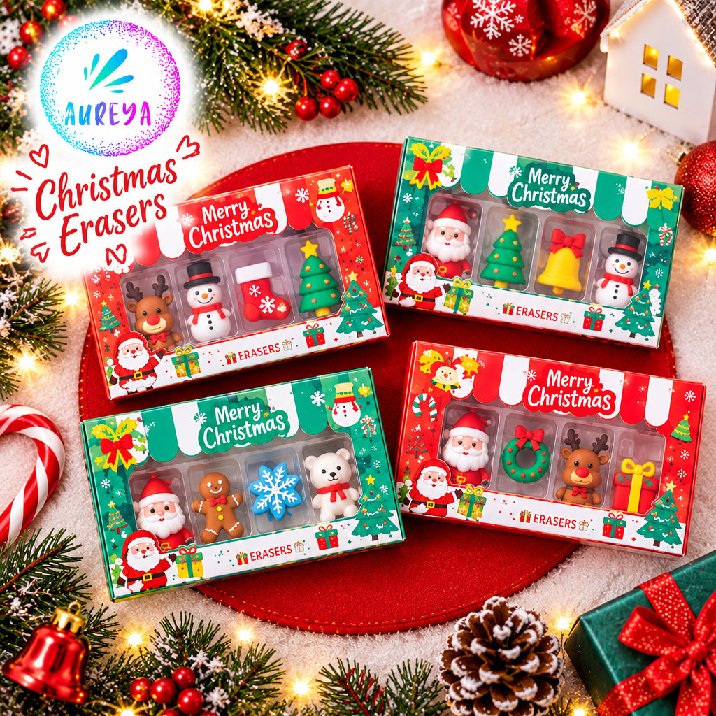 Christmas Eraser Sets
