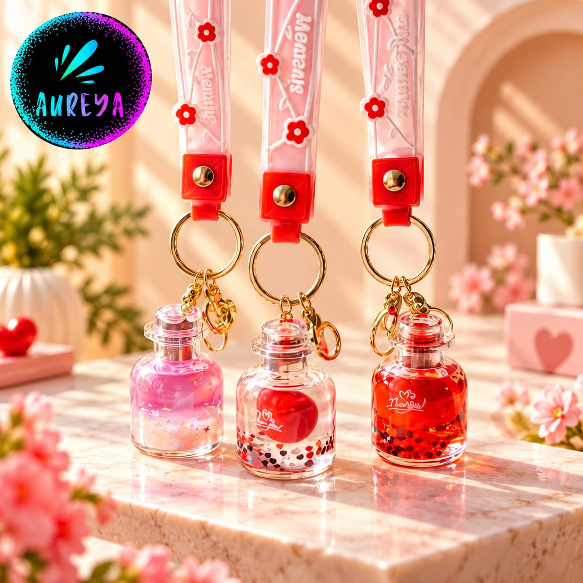 Mini Bottle Keychain
