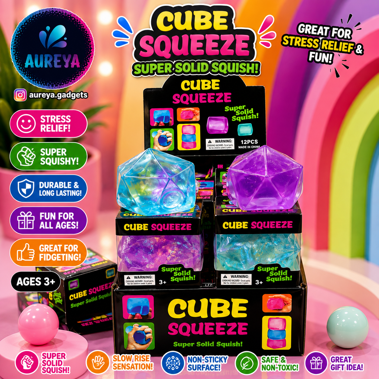 Diamond Glitter Squishy