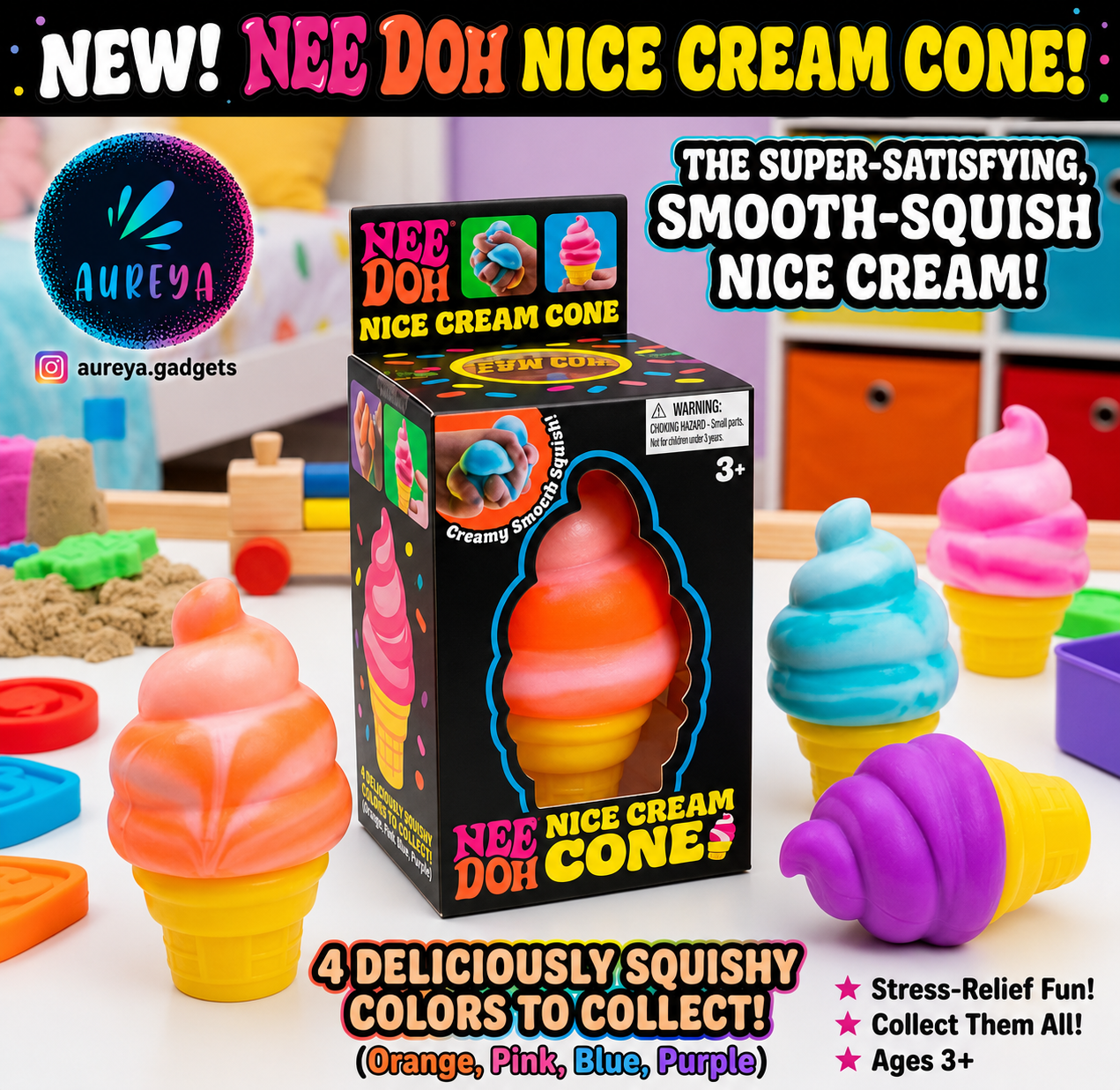 Ice Cream Cone Squishy