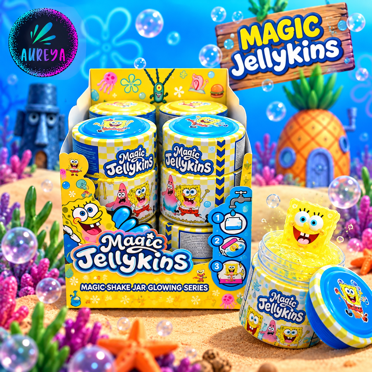 Magic Jellykins Sponge Bob