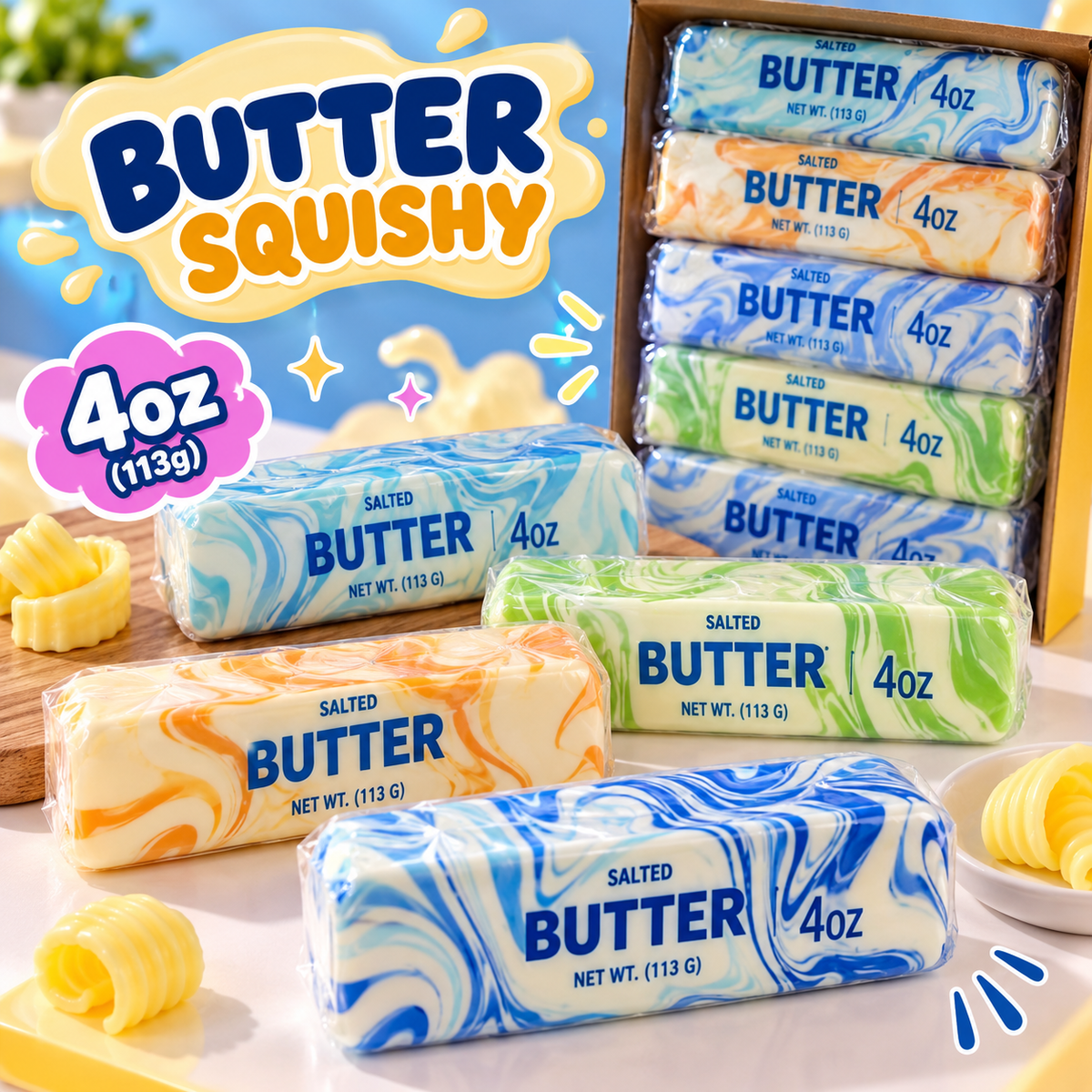 Tie-Dye butter squishy